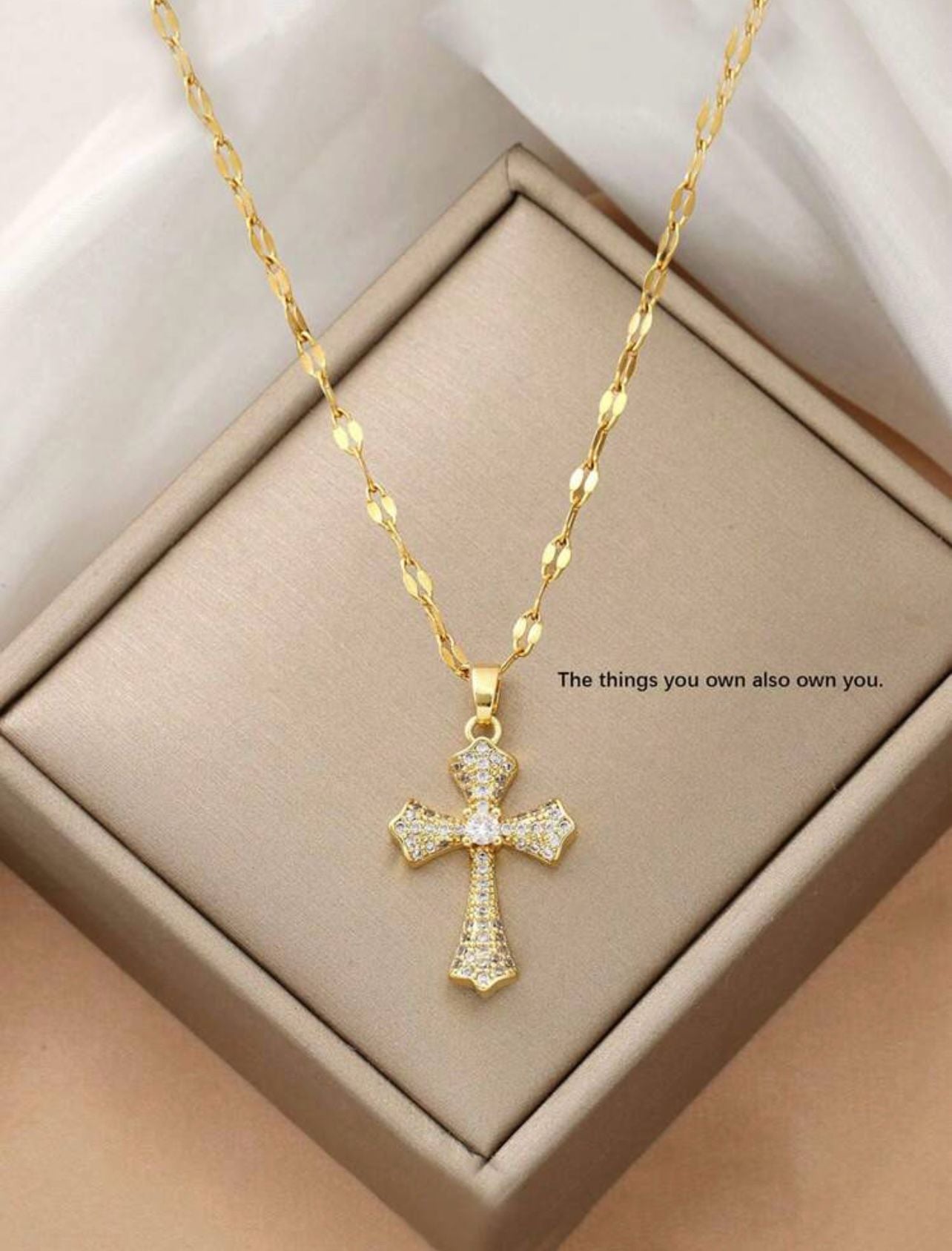 Colier de Lux cu Pandantiv Cruce