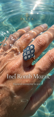 Inel Romb Mozaic